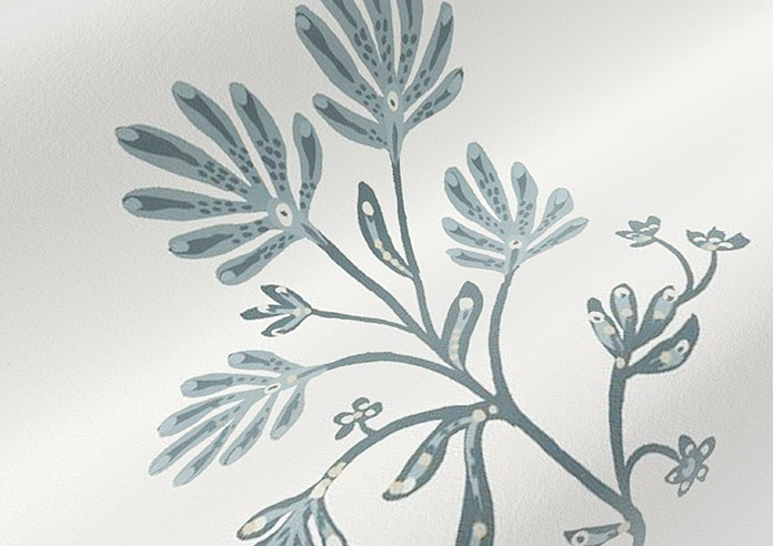Botanical Velvet, Spring - Twist&Fit Roman Blind - Image 4